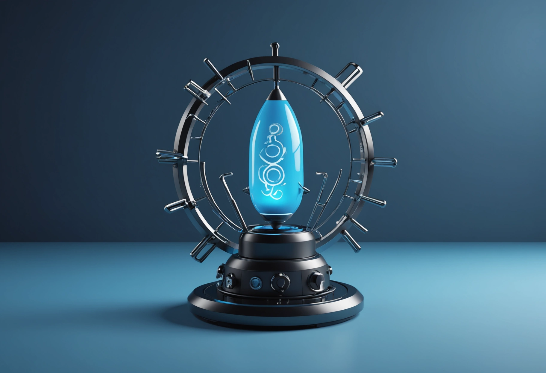 A highly stylized and minimalist illustration of a digital toolkit floating in a tranquil blue space, with each tool represented by a unique symbol of extensions and plugins, glowing softly to symbolize their enhancement capabilities. Do not include any text, writing, letters, or words in the image.