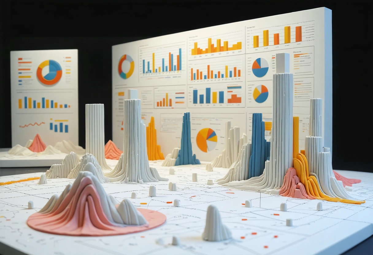 Business team collaborating on innovative software development project