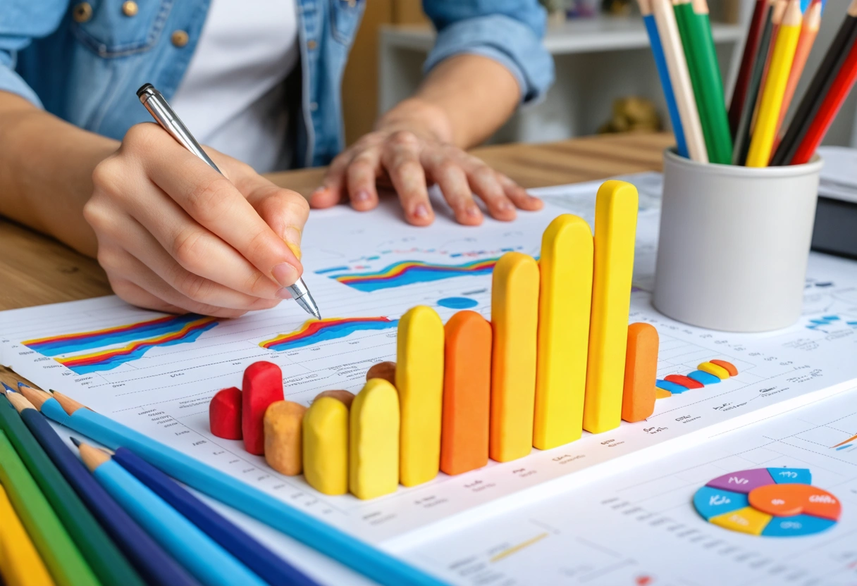 Desktop displaying local citation tool, person typing, focused.