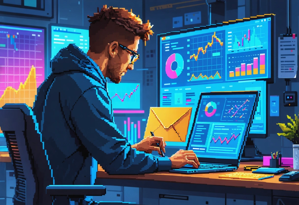 Diverse group of people using smartphones and laptops