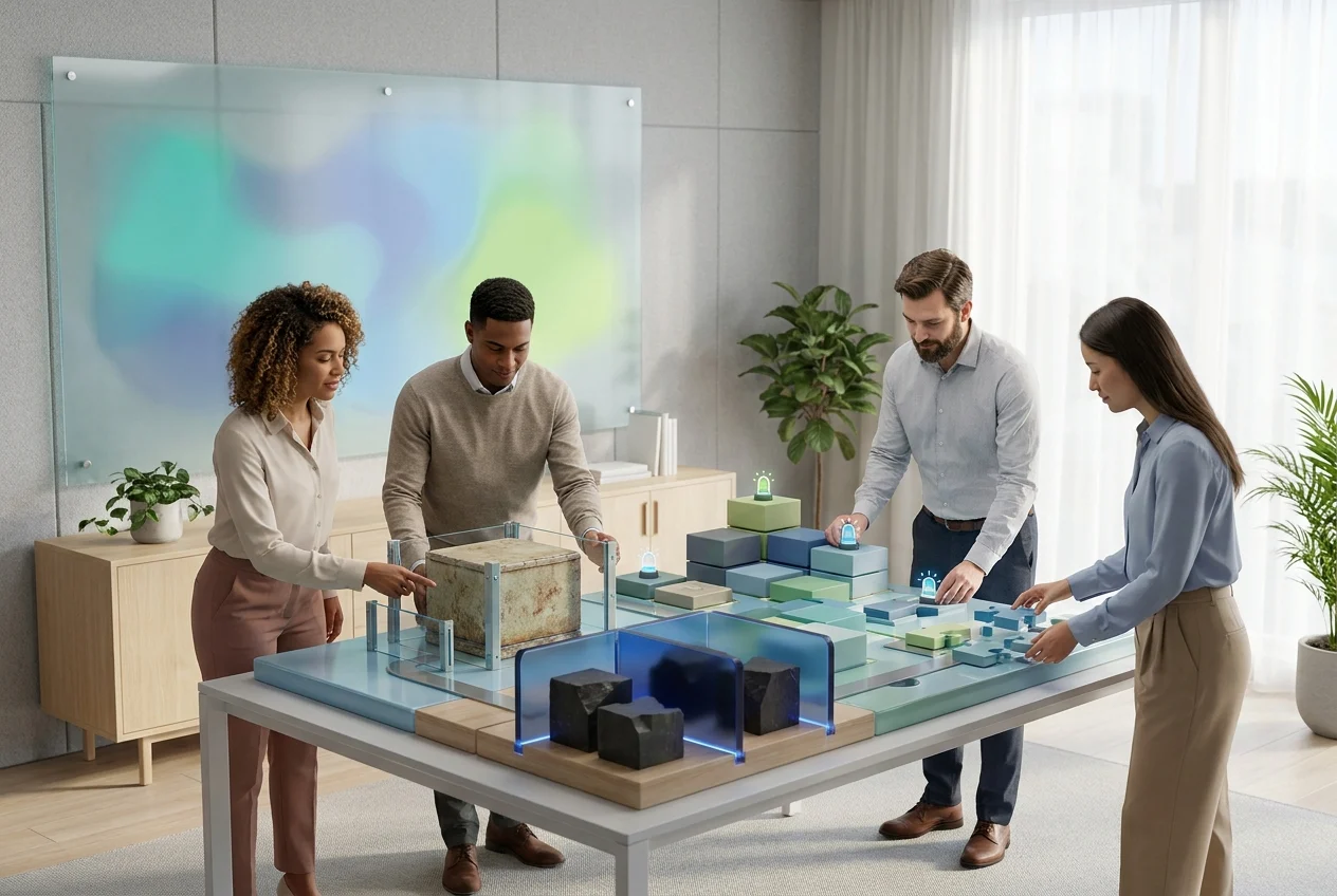 Leadership team prioritizes cybersecurity fixes on a connected systems model