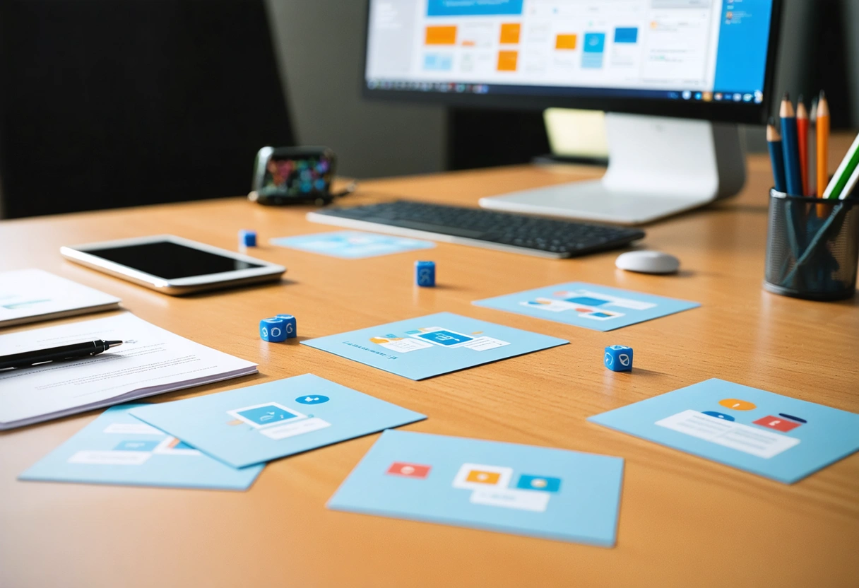 Technician updating structured business information in an online directory